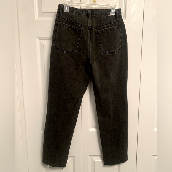 NWT O’Neill black distressed straight leg jeans. Size 28 - Picture 6 of 7